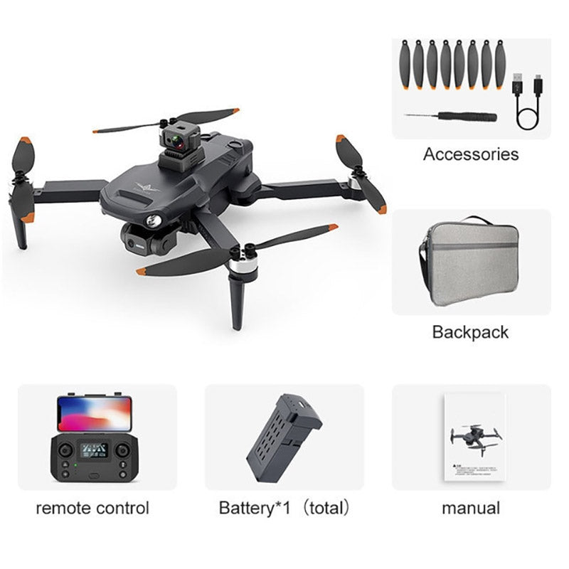 KF106 MAX 3-Axis Gimbal 4K Drone EIS Camera 360° Obstacle Avoidance Brushless Quadcopter