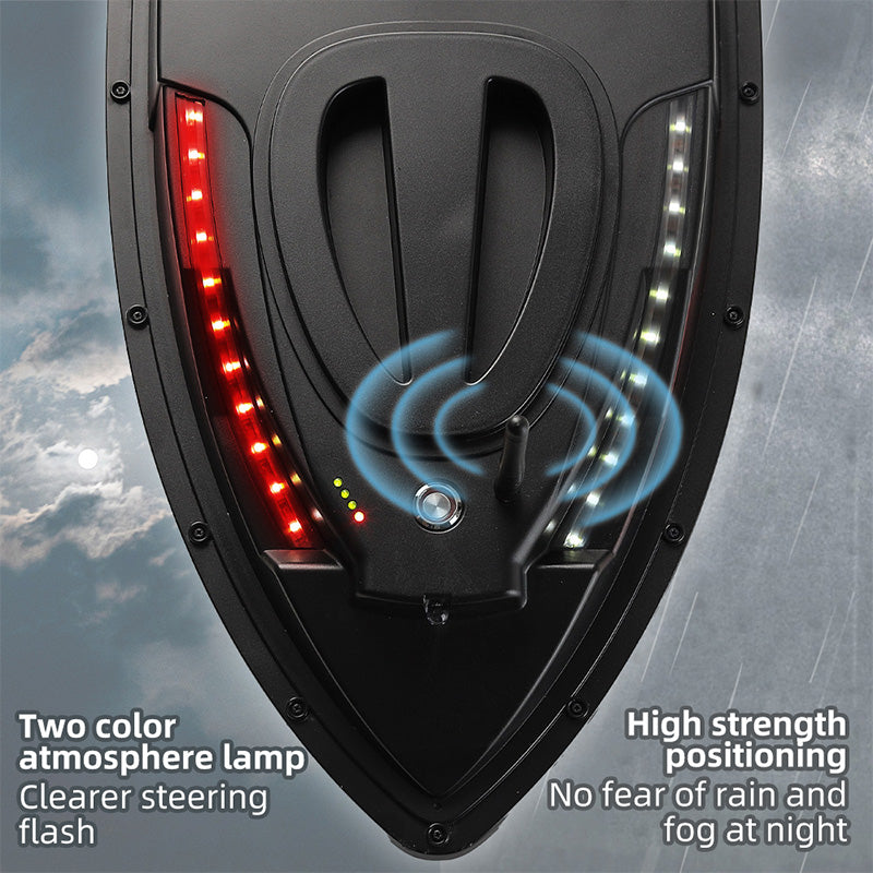 Flytec V700 RC Bait Boat GPS 500M Auto Driving Auto Return Hoppers Load 2KG With Steering Light For Fishing Cast Fishing Net