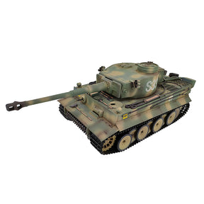 RC Tank Heng Long Custom Made Camouflage Green Version Tank 3818-1 1/16 Germany Tiger I RC Tank Toys