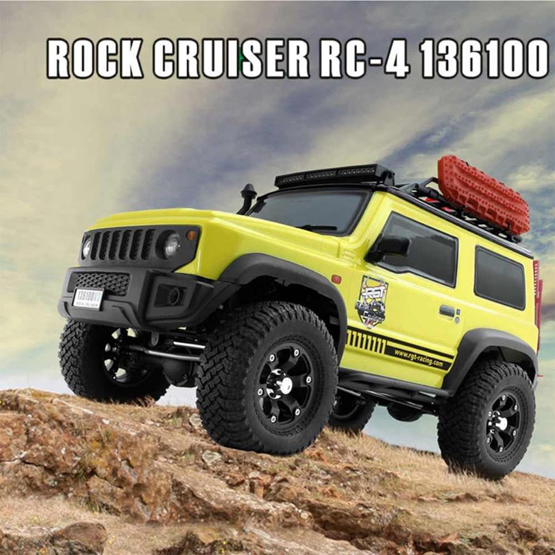 RGT 136100V3 1/10 RC Car 4WD Crawler Climbing Buggy Off-road Vehicle  With LED Headlight