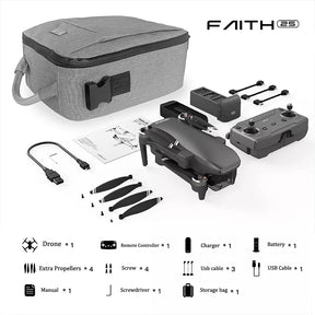4K Drone Faith 2S 3-Axis Gimbal Professional aerial photography 7KM FPV Quadcopter