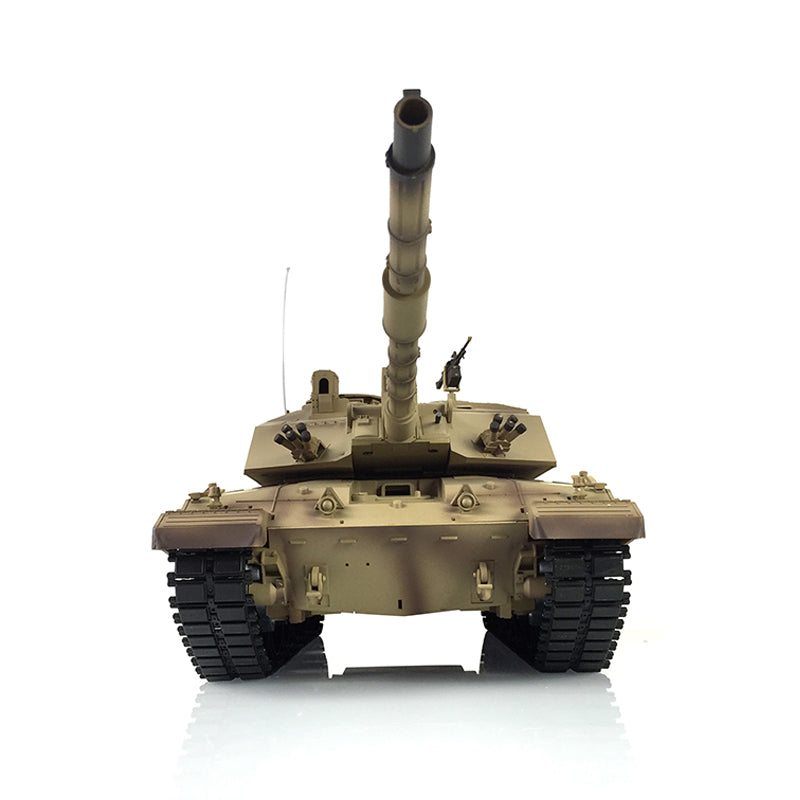Heng Long 3908 U.K Challenger 2 Main Battle Tank 1/16 Spin Turret Upgrade Metal RC Tank Toys