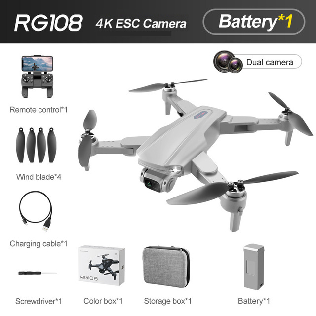RG108 MAX 4K Drone Dual HD Camera Brushless Quadcopter