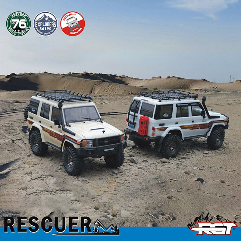 RGT EX86190 4WD 1/10 RC Car LC76 Rescuer Vehicles Off-Road Rock Crawler Truck