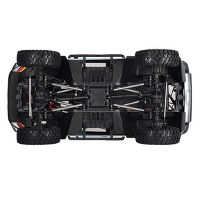 YK4103 FJ RC Car Off-road Rock Crawler Truck 4WD 1/10 with Diff Lock High/Low Gear Axle Cars LED Light