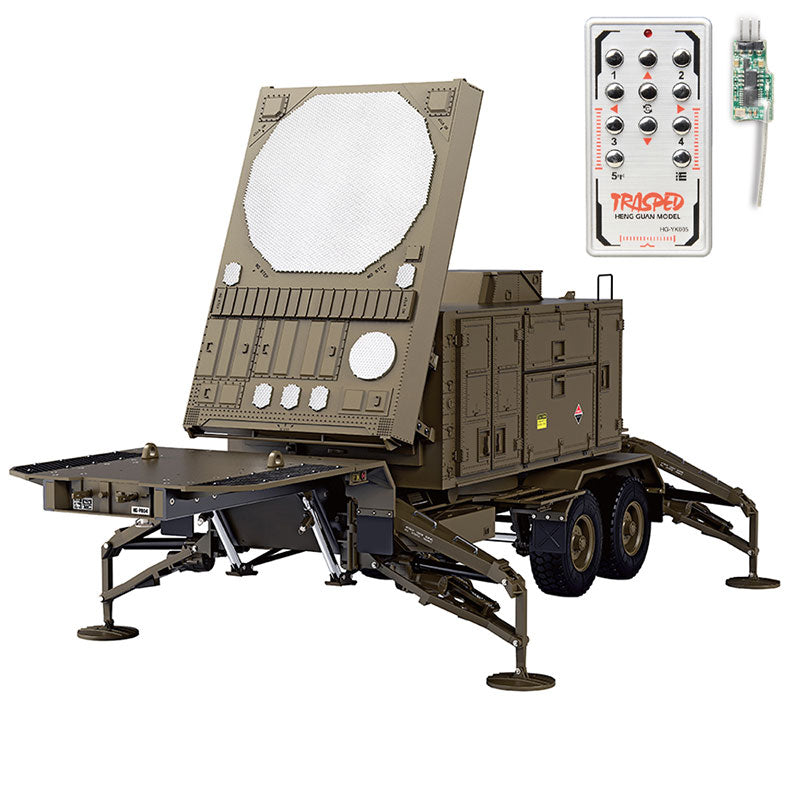 HG P804 P805 1/12 Alloy Chassis Radar Car Simulation Missile Launch Military Off-road Vehicle