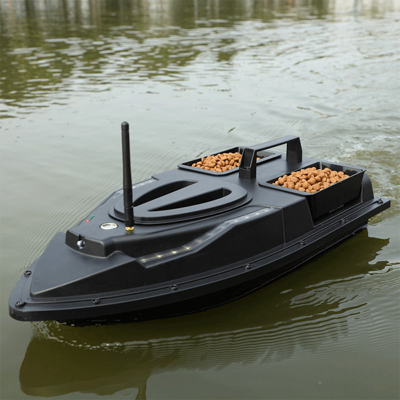 Flytec V700 RC Bait Boat GPS 500M Auto Driving Auto Return Hoppers Load 2KG With Steering Light For Fishing Cast Fishing Net