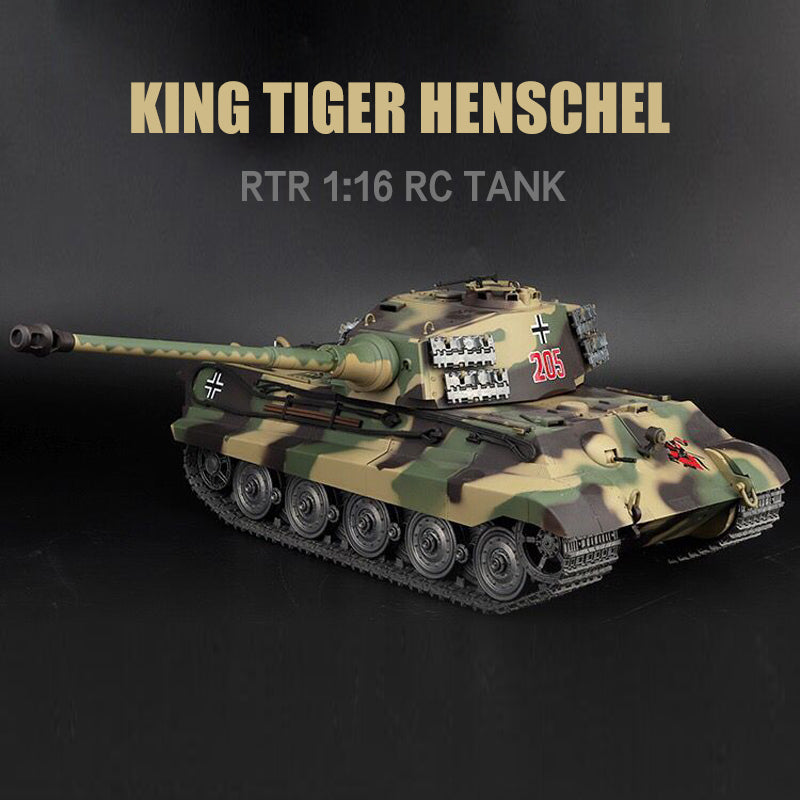 Heng Long 3888A German King Tiger Metal RC Tank Toy | bometoys