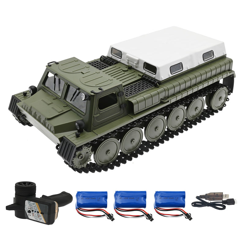 RC Tank Crawler Tracked RC Car WPL E-1 Toy 1/16 2.4G 4WD Tank Battle Toy