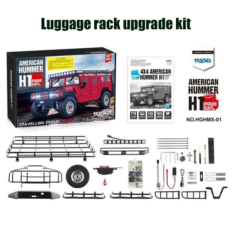 RC Car HG P415 1/10 16CH Hummer Metal Chassis Vehicles Model Military Truck Toys Gifts