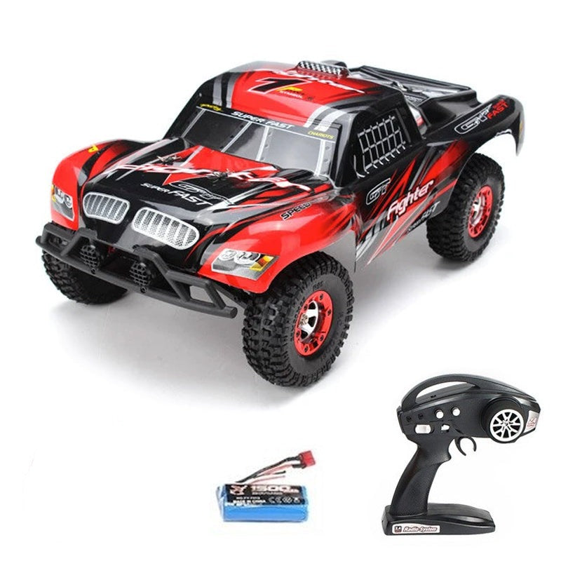 High Speed RC Car 4WD 1/12 Brushless Desert Short Truck 