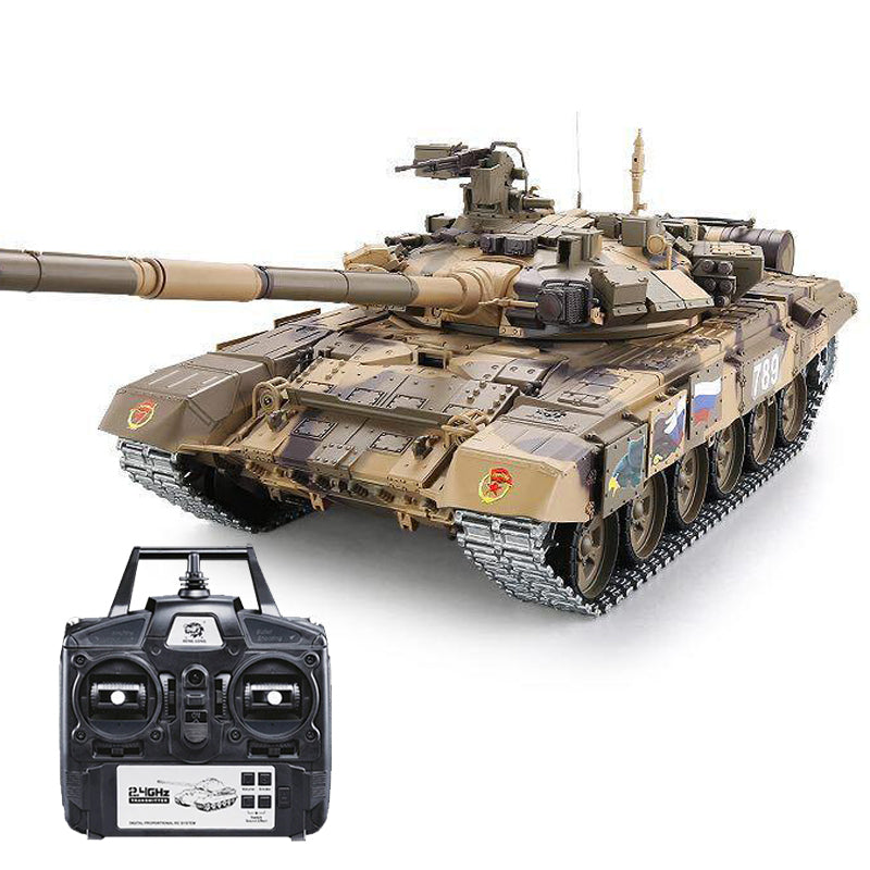 Heng Long 3938 T90 RC Tank Russia Main Battle Tank 1/16 Upgrade Metal RC Tank toys
