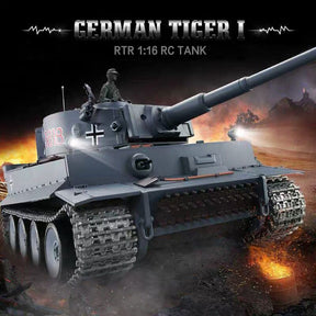 Heng Long 3818 Germany Tiger I RC Tank 1/16 Tank Toys