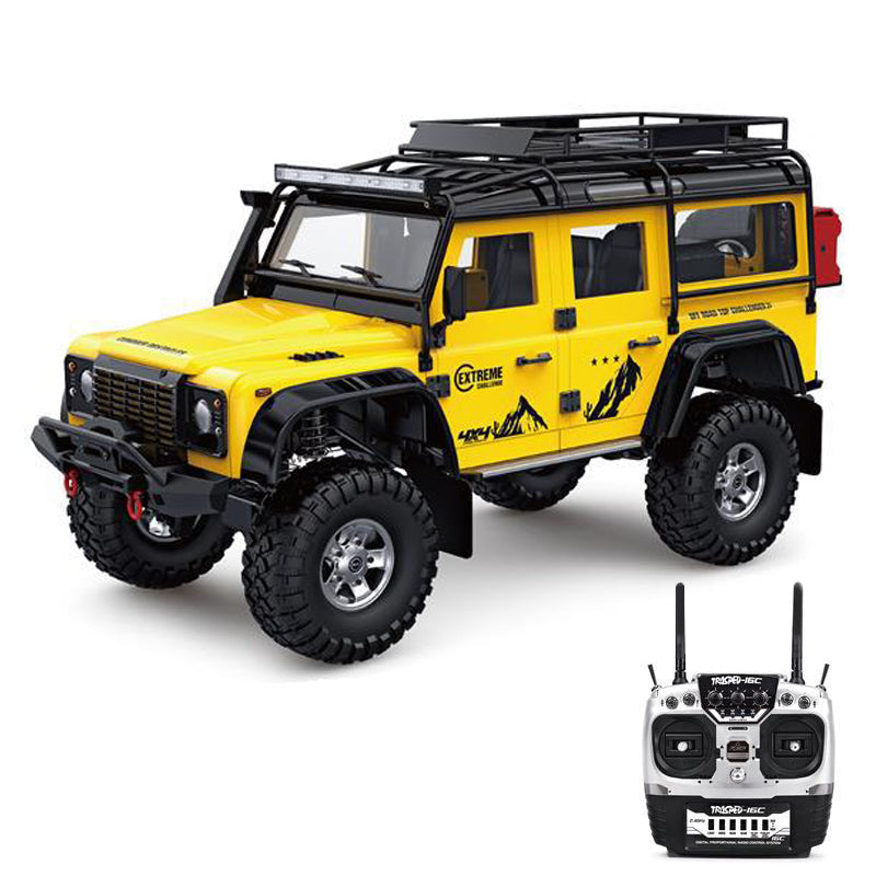 HG P411 1:10 RC Car 4x4 Off-road Electric Climbing Vehicle With Winch Light Sound Effect Smoke