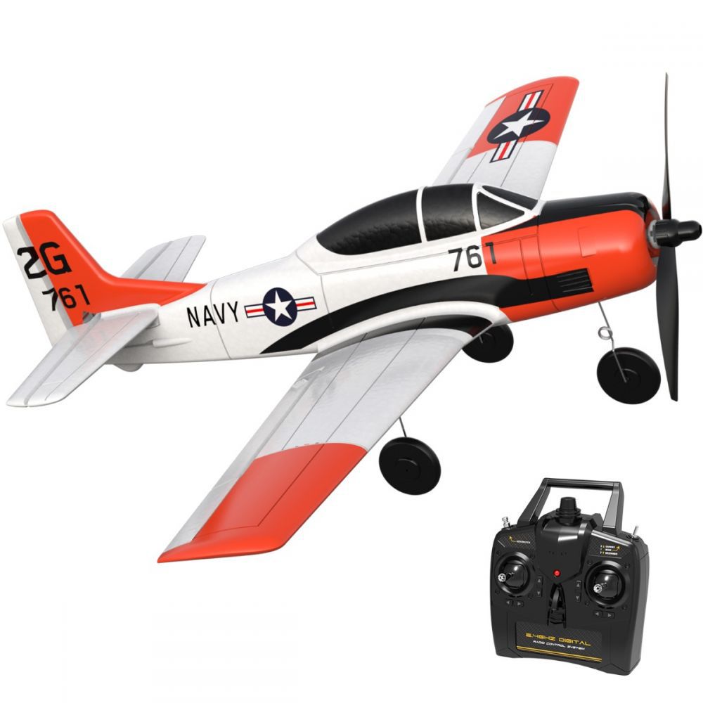 RC Plane Volantex  T28 2.4GHz 4CH 6-Axis One Key U-Turn Aerobatic Xpilot Stabilization System Plane Toy