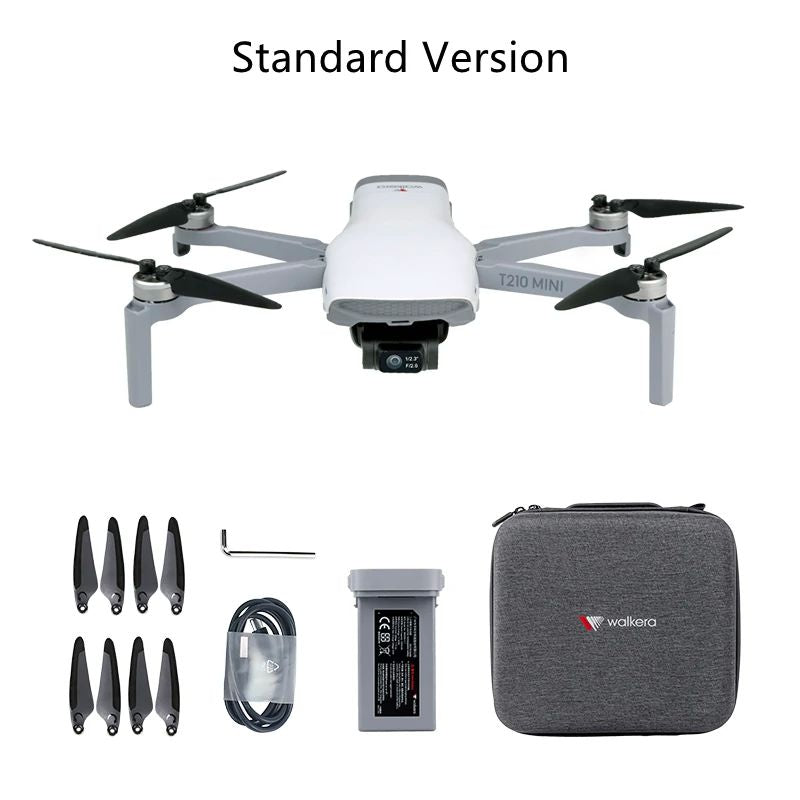  Walkera T210 Mini FPV Drone 3-Axis Gimbal 4K HD Camera Quadcopter