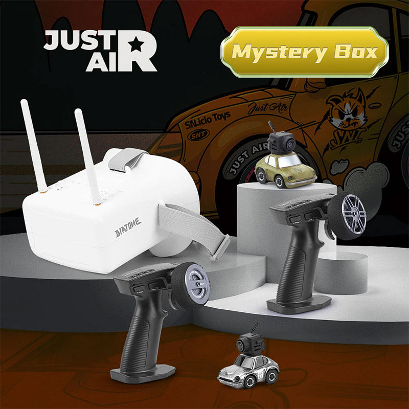 Mini RC Car JustAir Q25 1:100 5CH FPV Camera Version with Goggles