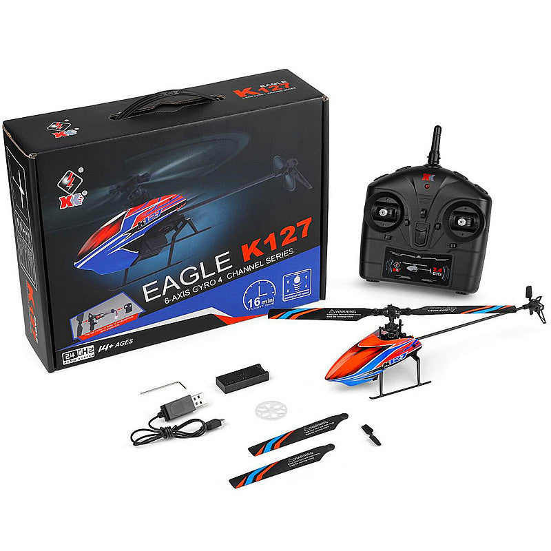 RC Helicopters WLtoys K127 4CH 6-Aixs Gyroscope Helicotper Toys
