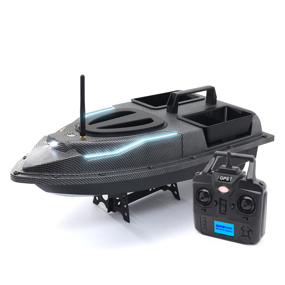 RC Bait Boat V900 GPS 40 Points 500M Auto Driving Auto Return 1.5kg with Steering Light for Fishing Cast Fishing Net