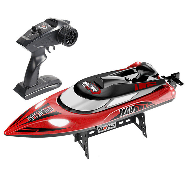 RC Boat HJ810 2.4G 4CH 180° Flip Waterproof 40Km/h High Speed RC Speedboat Toy