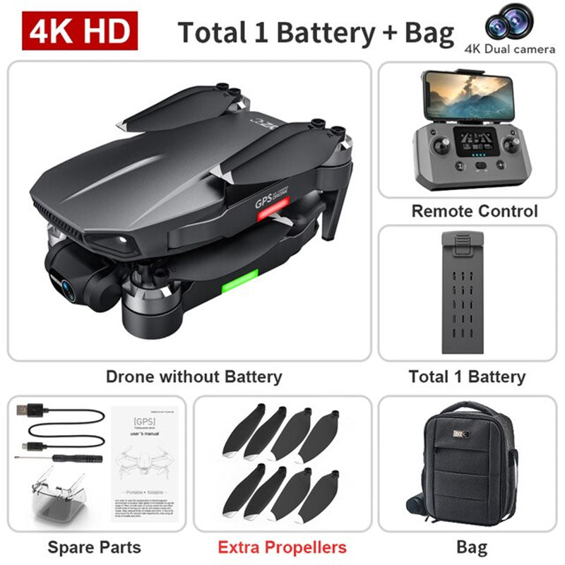 4K Drone L106 PRO3 3-Axis Gimbal EIS Camera Brushless Quadcopter