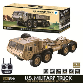 RC Car US Army Military Truck HG P801 P802 8X8 M983