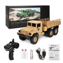 RC Truck WPL B16 1:16 RC Car 6WD Off-Road Military Truck