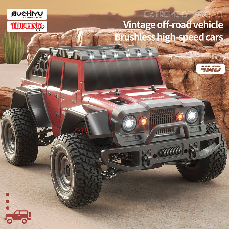 SCY 16104 Pro Jeep Retro Wrangler RC Car 1/16 70KM/H Brushless Off-Road Car 35A ESC 2840 Brushless Motor