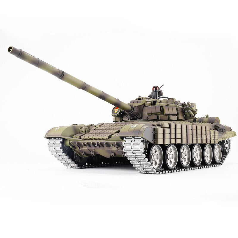 Heng Long 3939 T72 RC Tank Russian Main Battle Off Road Tank Upgrade Metal Version Armor Tank Toys Gift