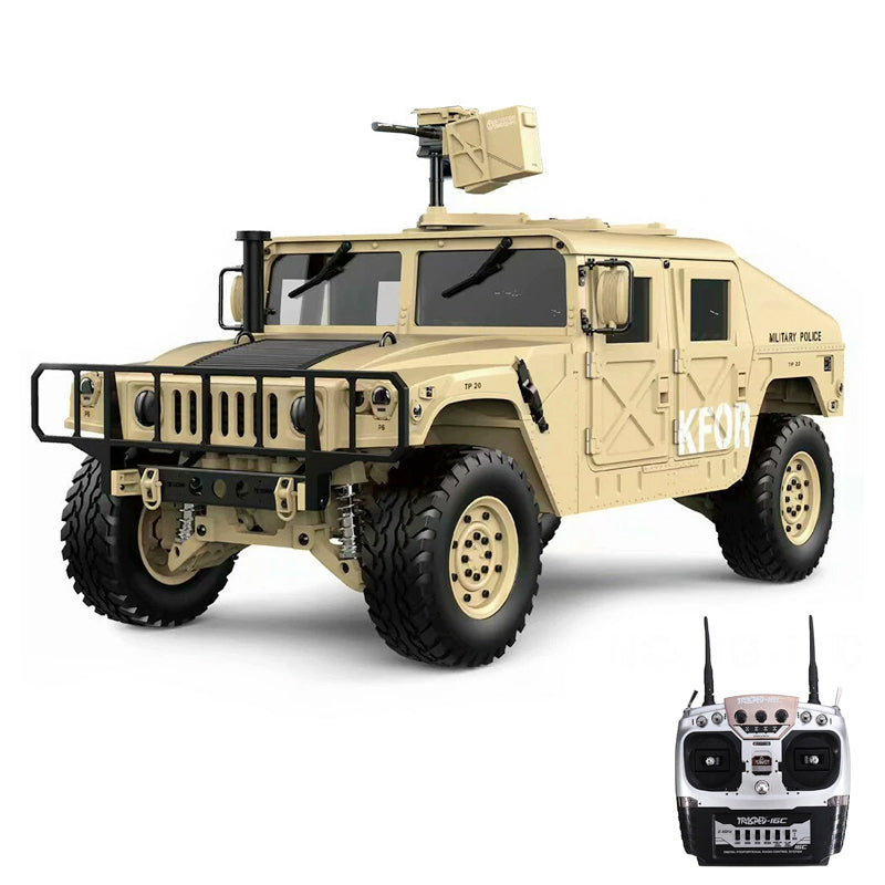 HG P408 RC Car 1/10 2.4G 4WD U.S.4X4 Hummer Military Vehicle Truck Toys Gifts