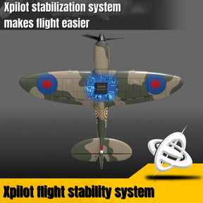 RC Plane Volantex 761-12 2.4GHz 4CH 400mm Wingspan 6-Axis One Key U-Turn Aerobatic Xpilot Stabilization System Plane Toy
