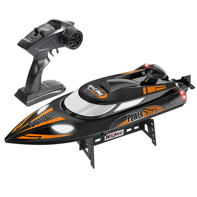 RC Boat HJ810 2.4G 4CH 180° Flip Waterproof 40Km/h High Speed RC Speedboat Toy