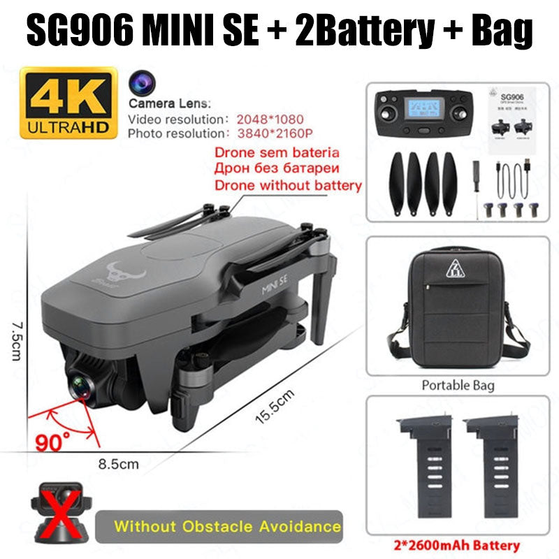 ZLL SG906 MINI SE 4K Drone 360° Obstacle Avoidance Brushless RC Quadcopter