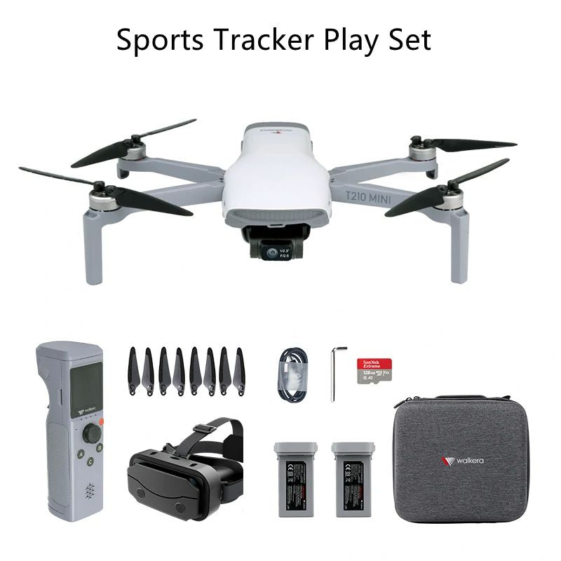  Walkera T210 Mini FPV Drone 3-Axis Gimbal 4K HD Camera Quadcopter