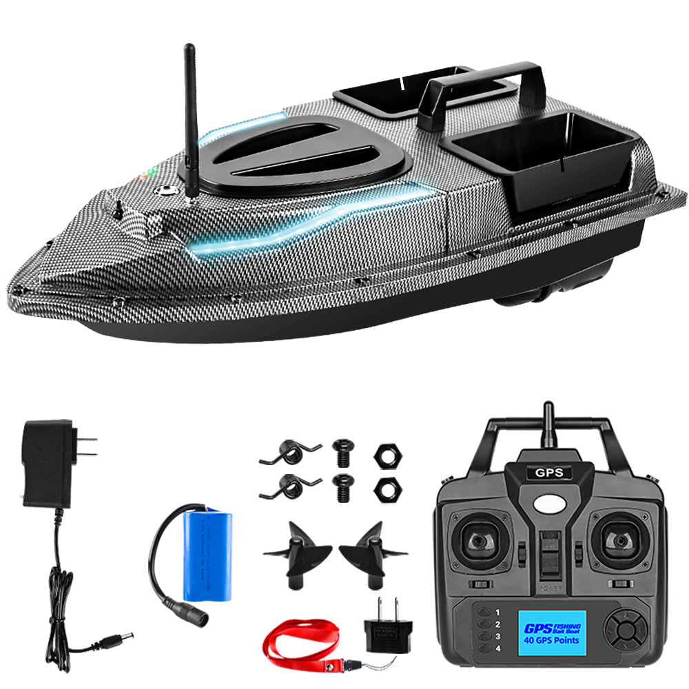 RC Bait Boat GPS 40 Points 500M Auto Driving Auto Return 1.5KG With Steering Light For Fishing Cast Fishing Net