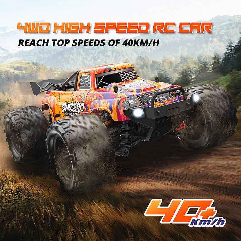 RC Car 4WD 1/16 High Speed Graffiti Version Off-Road Truck Big Foot Drift Car