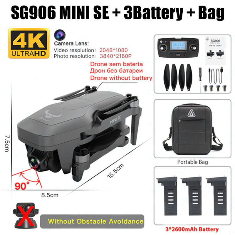 ZLL SG906 MINI SE 4K Drone 360° Obstacle Avoidance Brushless RC Quadcopter