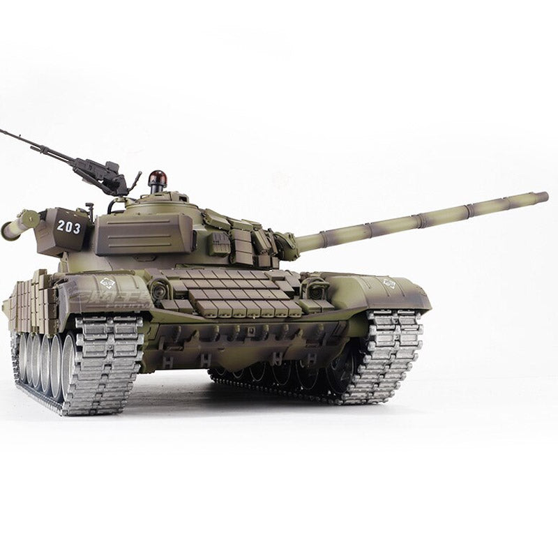 Heng Long 3939 T72 RC Tank Russian Main Battle Off Road Tank Upgrade Metal Version Armor Tank Toys Gift
