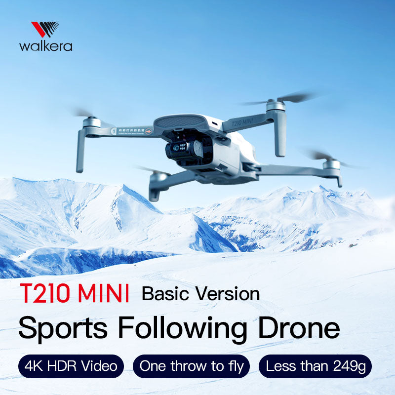 Walkera T210 Mini RC Drone 2KM FPV GPS 3-Axis Gimbal 4K HD Camera Basic Version Quadcopter