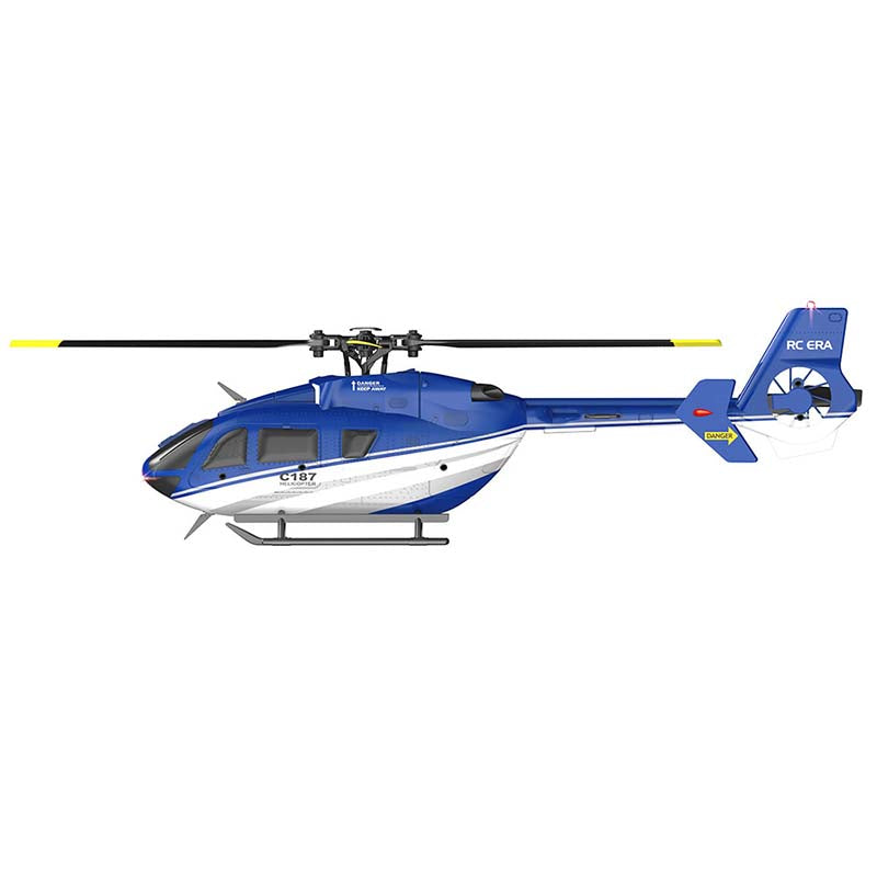 EAR C187 EC135 RC Helicopter RC 4CH 6-Axis Gyro Altitude Hold Flybarless Helicopter