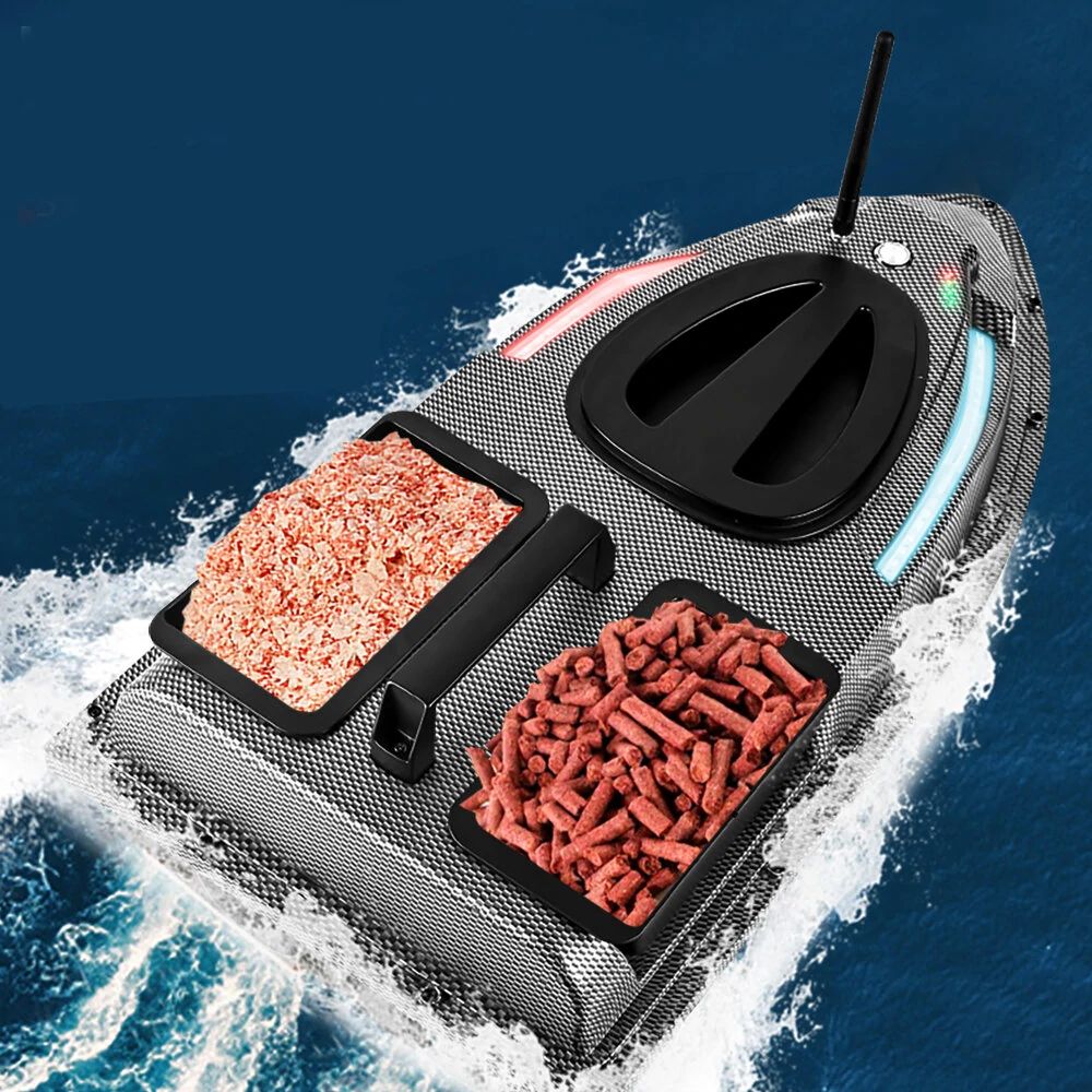 Flytec V900 RC Bait Boat GPS 40 Points 500M Auto Driving Auto Return 1.5KG With Steering Light For Fishing Cast Fishing Net