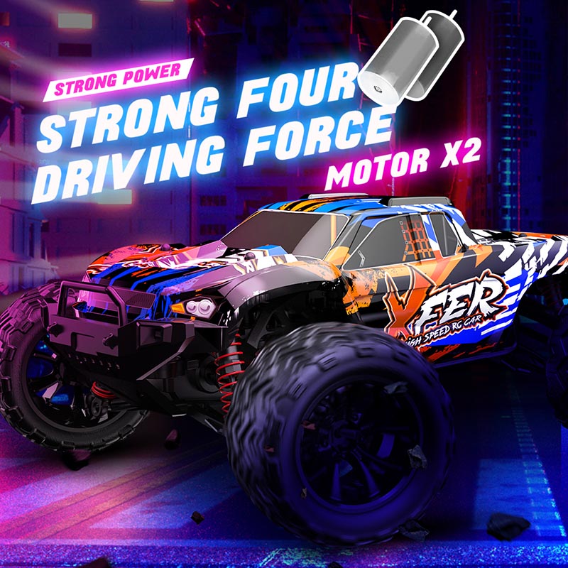 RC Car 1:16 Dual Motor High-Speed Off-Road Climbing 4WD Car