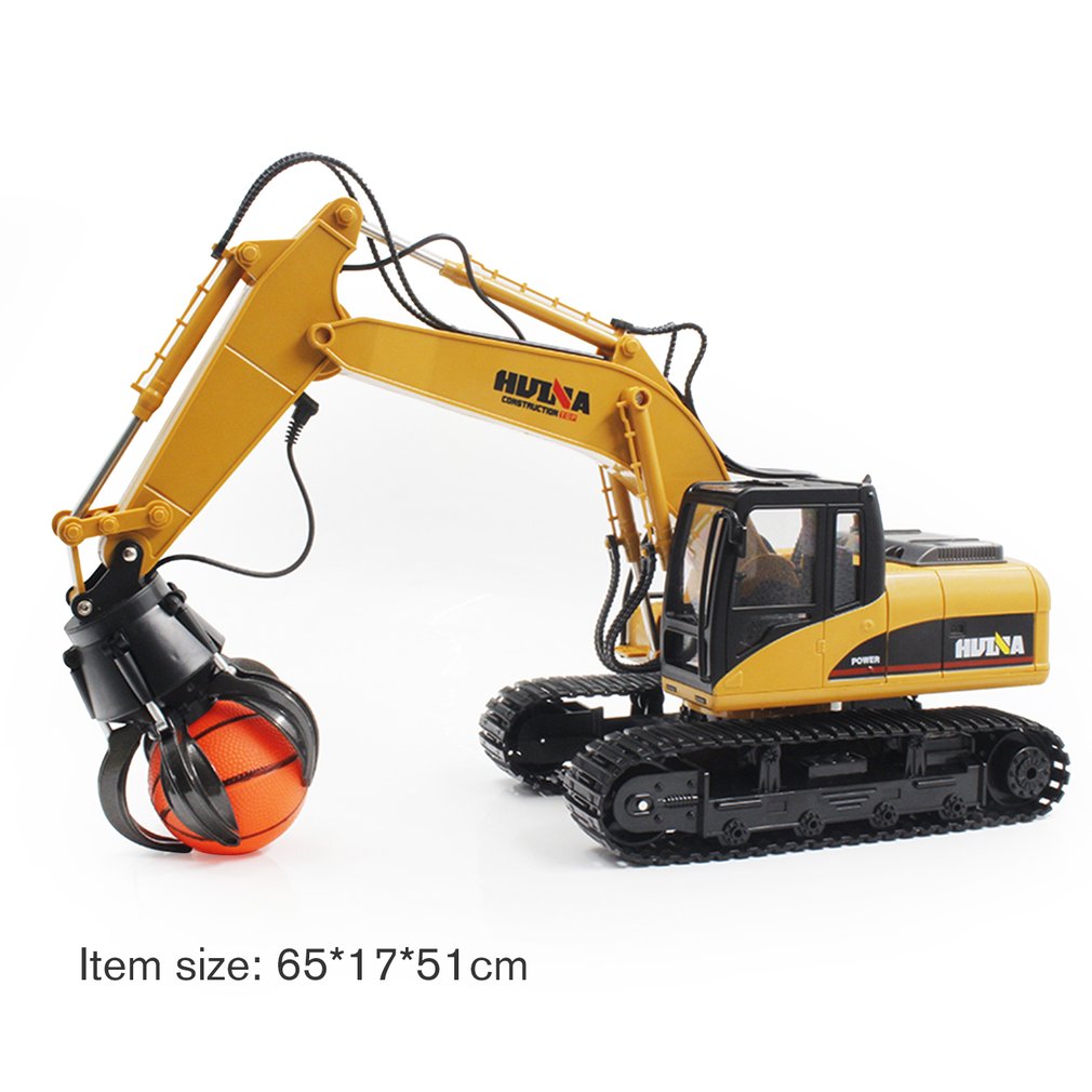 Huina 1571 Alloy Excavator Ball Grabber Engineering Car 1:14 16CH 680° Rotation RC Toys