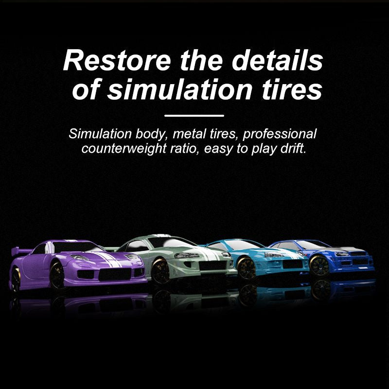 Turbo Racing 1:76 C61 C62 C63 Mini Drift RC Car 