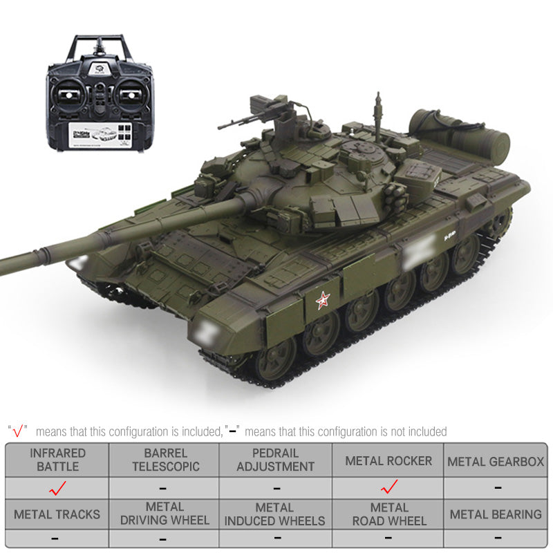 Heng Long 3938 T90 Custom ArmyGreen Russia Main Battle Tank | bometoys