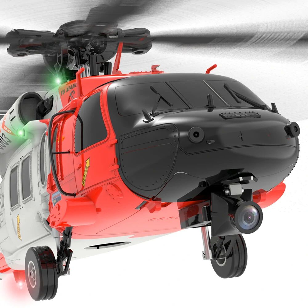 YXZNRC F09-S 6CH 6-Axis Gyro RC Helicopter GPS Optical Flow Positioning FPV Camera Brushless Flybarless Plane