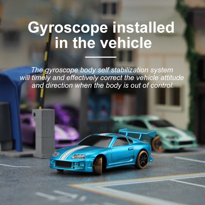 Turbo Racing 1:76 C61 C62 C63 Mini Drift RC Car 