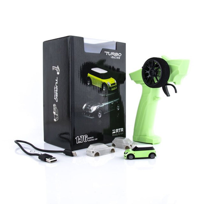 Turbo Racing 1:76 Mini Micro RC Car Full Proportional Toy Car Gift