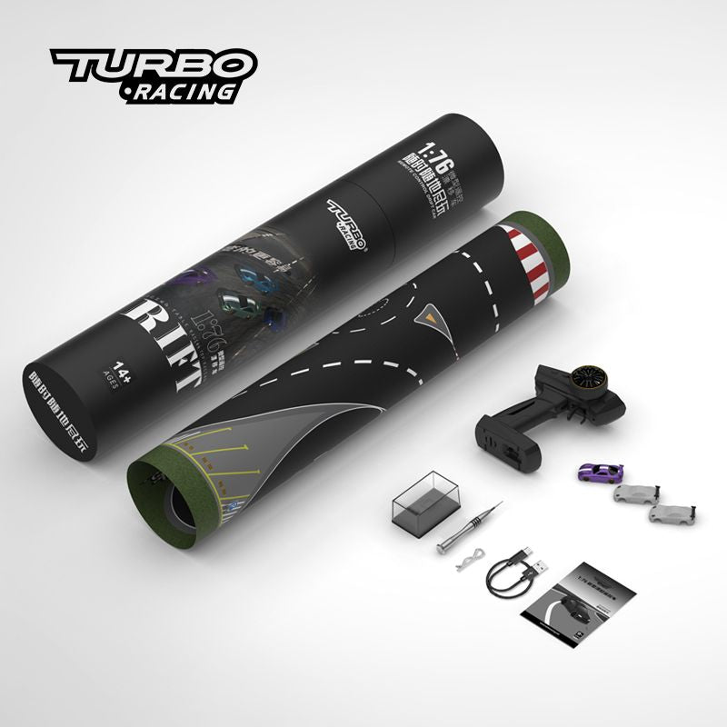 Turbo Racing 1:76 C61 C62 C63 Mini Drift RC Car | bometoys