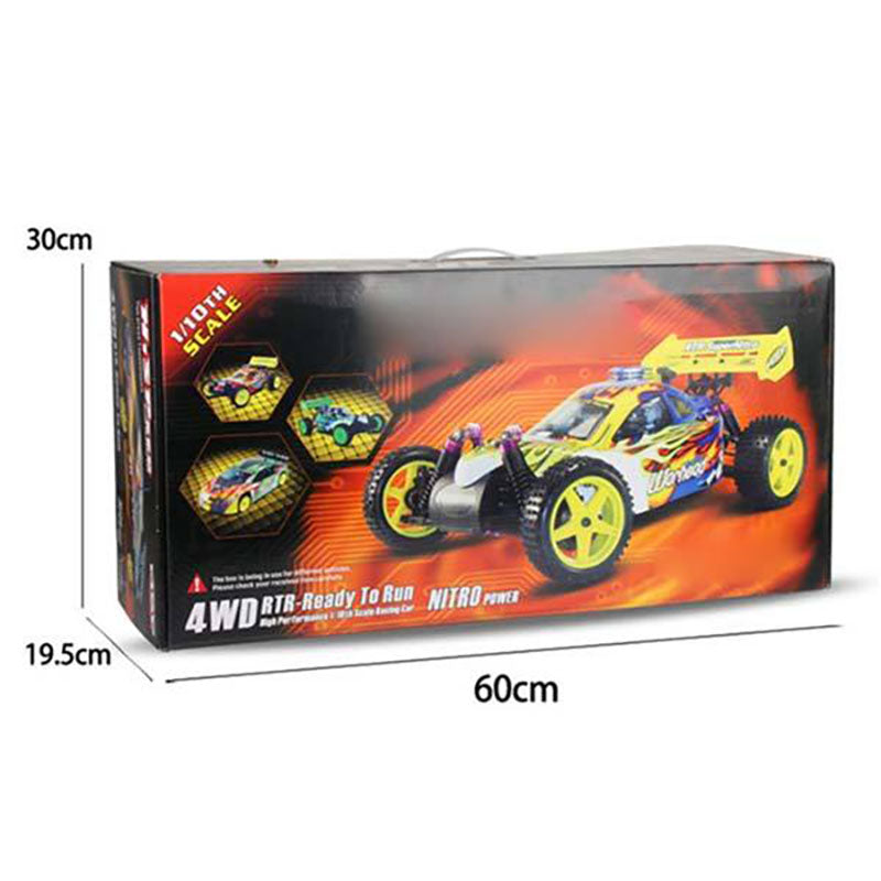HSP 94166 Nitro Powered 1/10 4WD Drift Racing RC Car bometoys